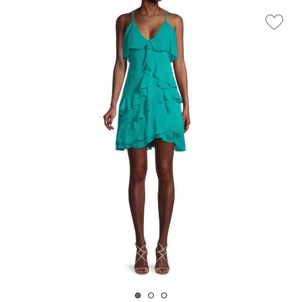 ALICE + OLIVIA Teal Lavinia Dress Sz 0